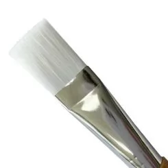 Фото Пензлик для масок з дерев'яною / прозорою ручкою - 2
