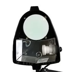 Фото Лампа-лупа BAMBINO; чорна; лінза 4" (10 см); 3 діоптрії; кронштейн - 6
