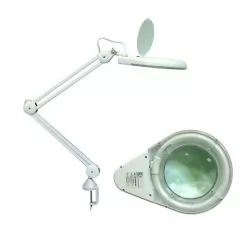 Фото Лампа-лупа UMBRELLA 6D; линза 5" (13 см); 6 диоптрий; лампа дневного света 22 ВТ; кронштейн - 5