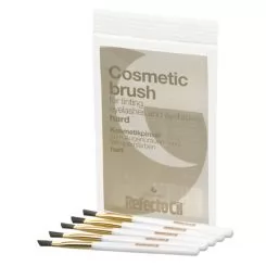 Фото Кисточки для нанесения краски жесткие Gold RefectoCil Сosmetic Brush Hard, набор 5 шт. - 1