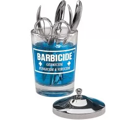 Фото Скляний контейнер для дезінфекції - Barbicide Jar - маленький 120 мл - 1