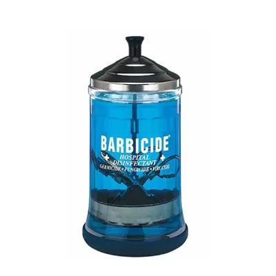 Скляний контейнер для дезінфекції - Barbicide Jar - середній